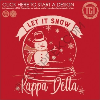 TGI-Kappa Delta Snow Globe