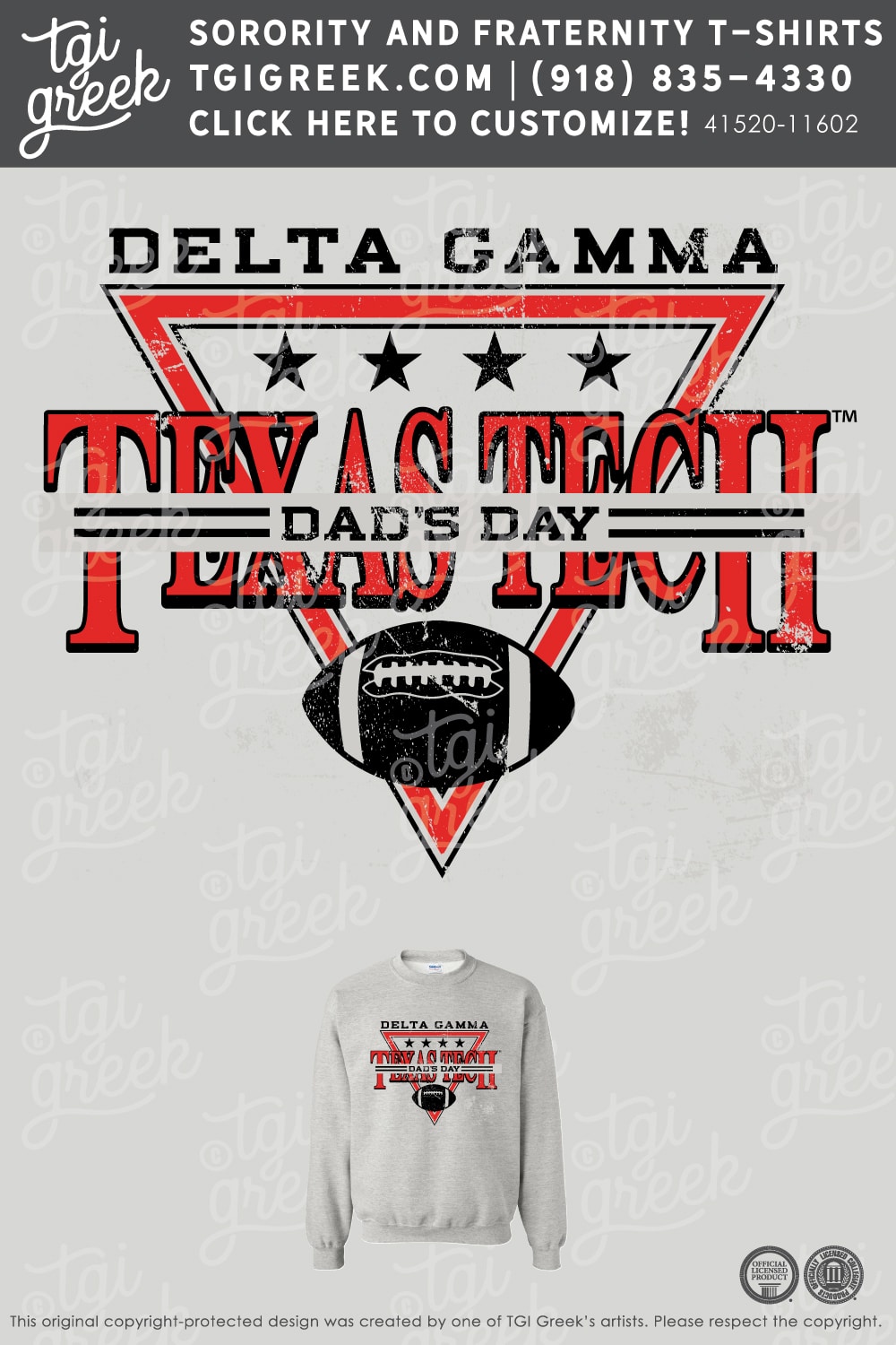 Delta Gamma – TXTECH Dads Day Crewneck