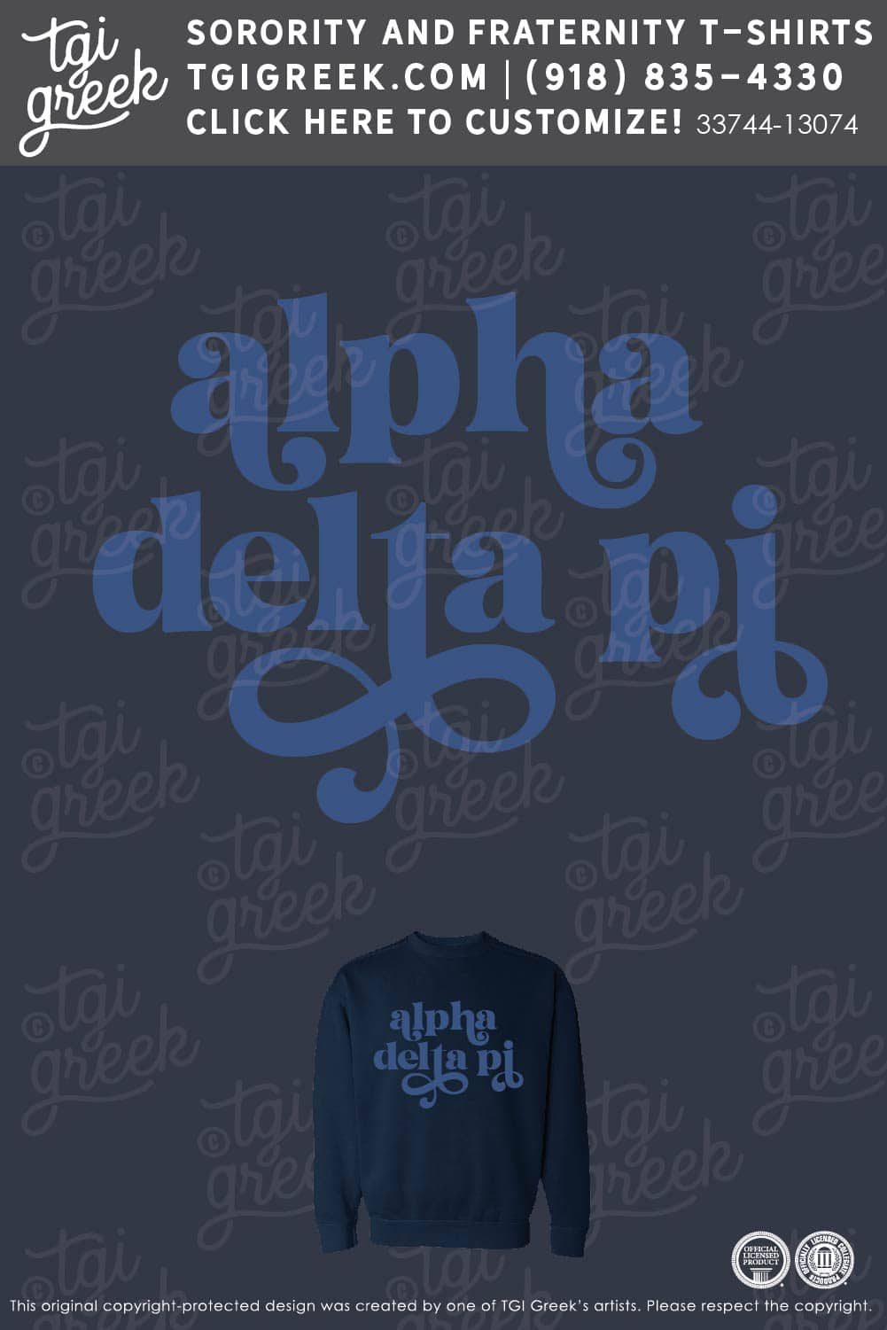 Alpha Delta Pi – FURM PR Sweatshirt
