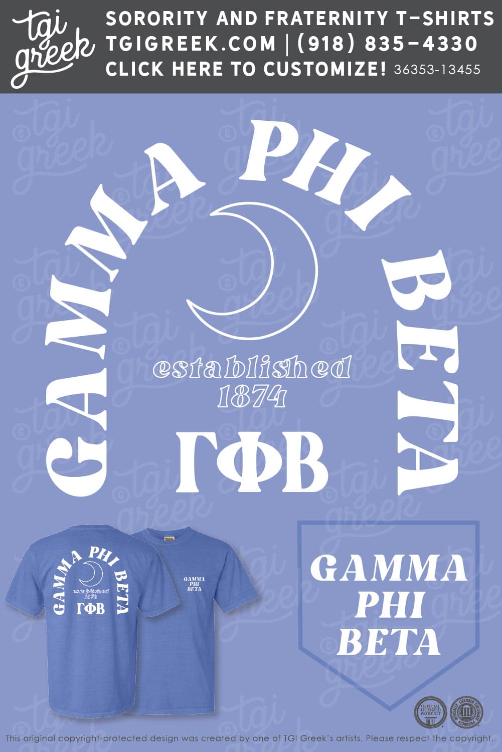 Gamma Phi Beta – UCIN Moon PR