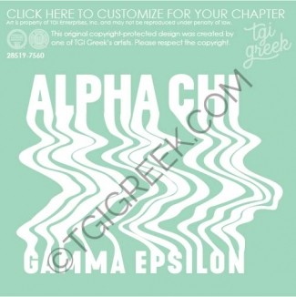 Alpha Chi Omega – OSU wavy PR