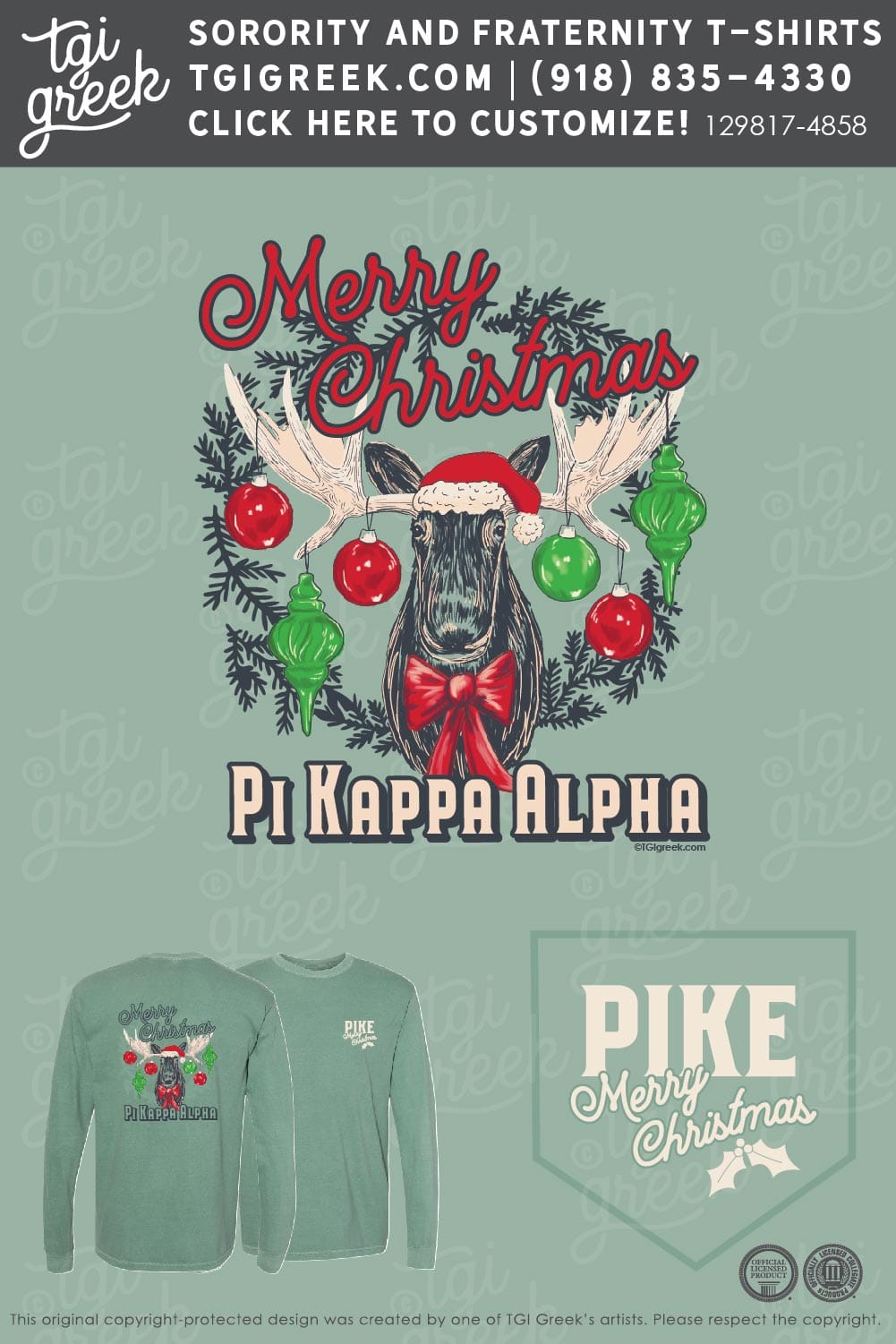 TGI – PKA Christmas Moose