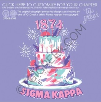 Sigma Kappa – Founder Day Cake