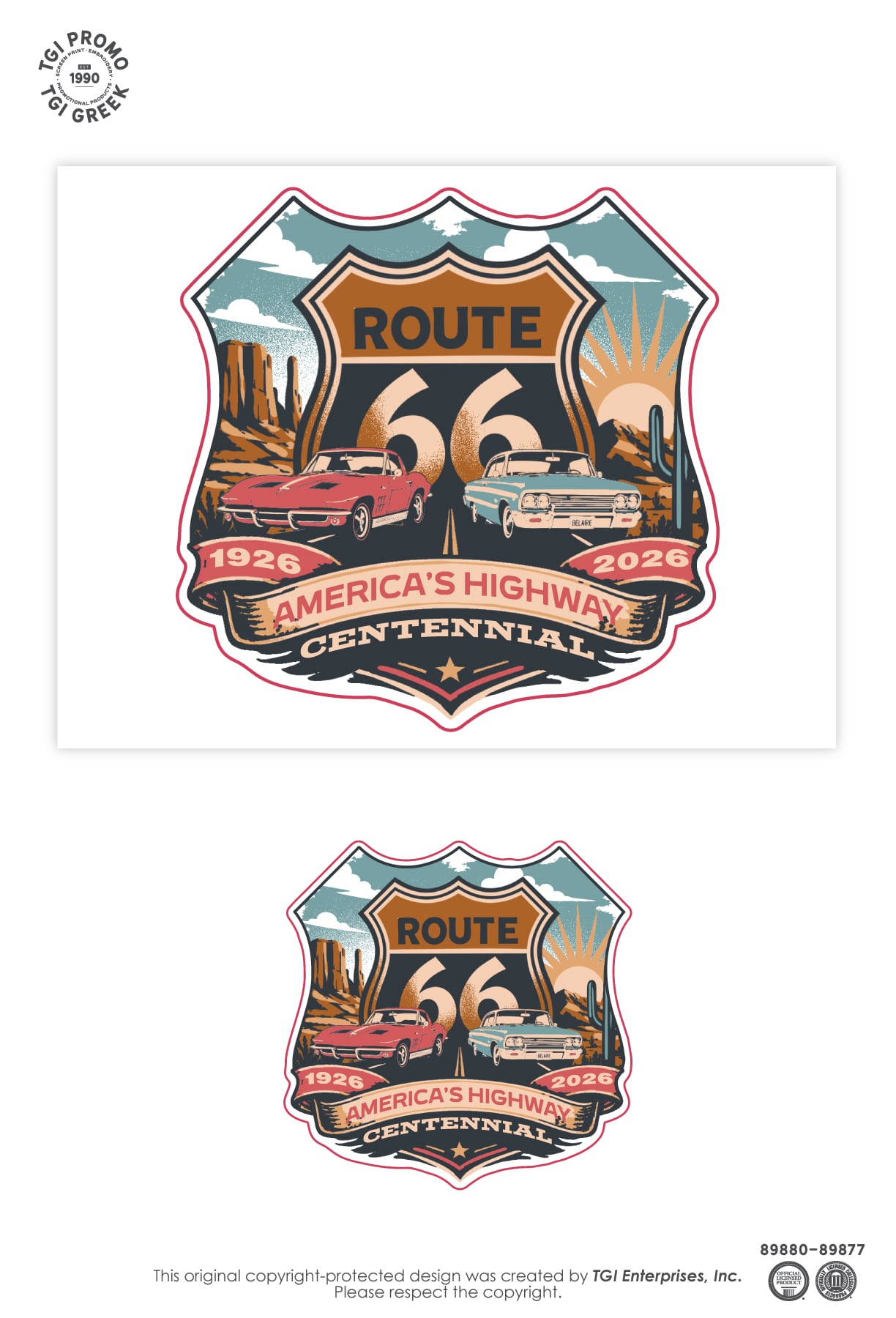TGI Promo – Cap Cruise 100th Anniversary Magnet