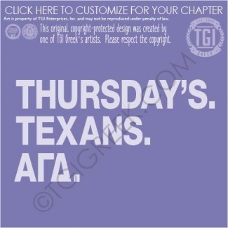 Alpha Gamma Delta-TSU Summer Shirts