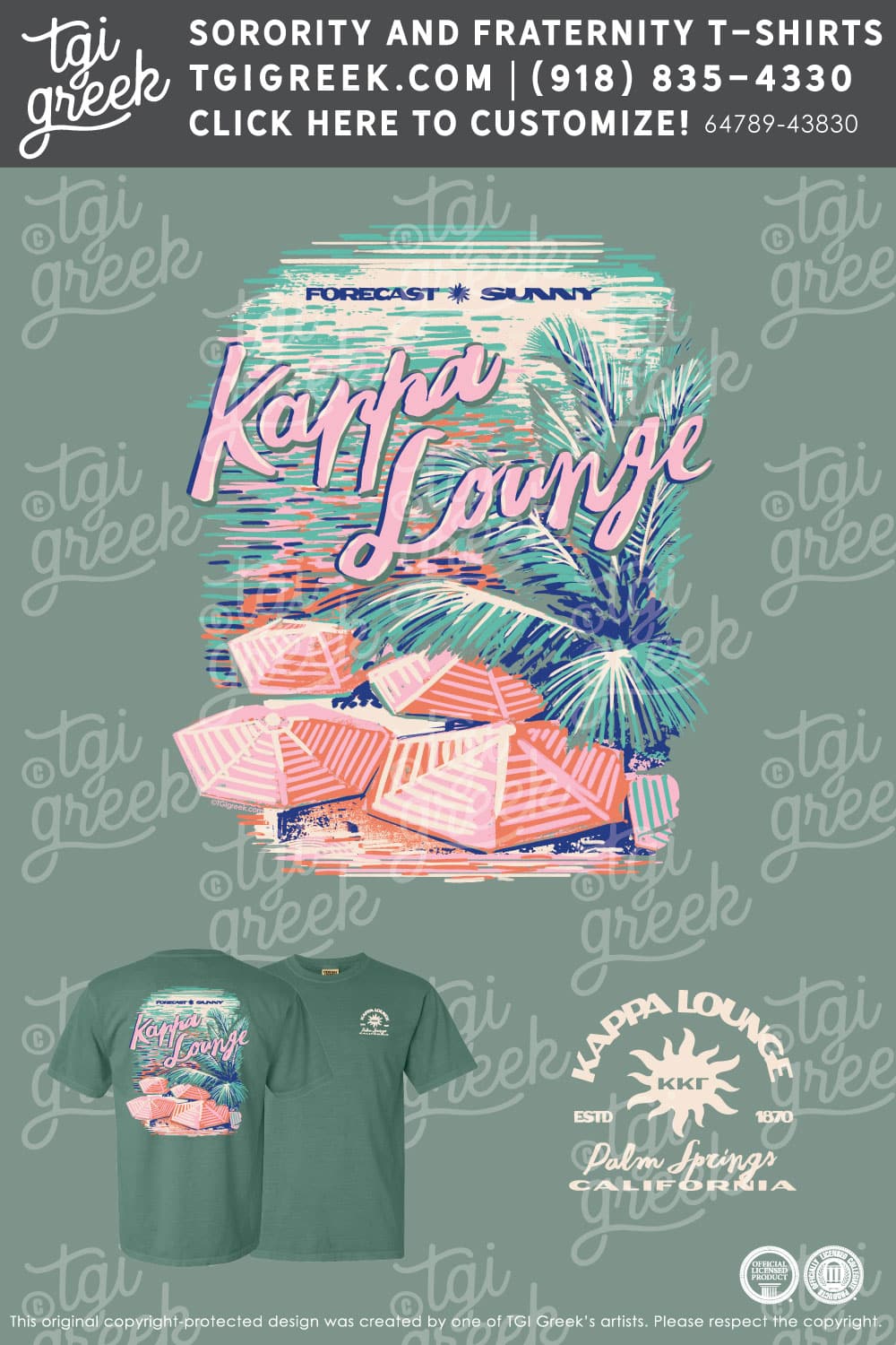 TGI – Kappa Kappa Gamma Umbrella Palms