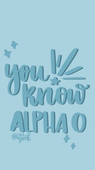 Alpha Omicron Pi – Phone Background