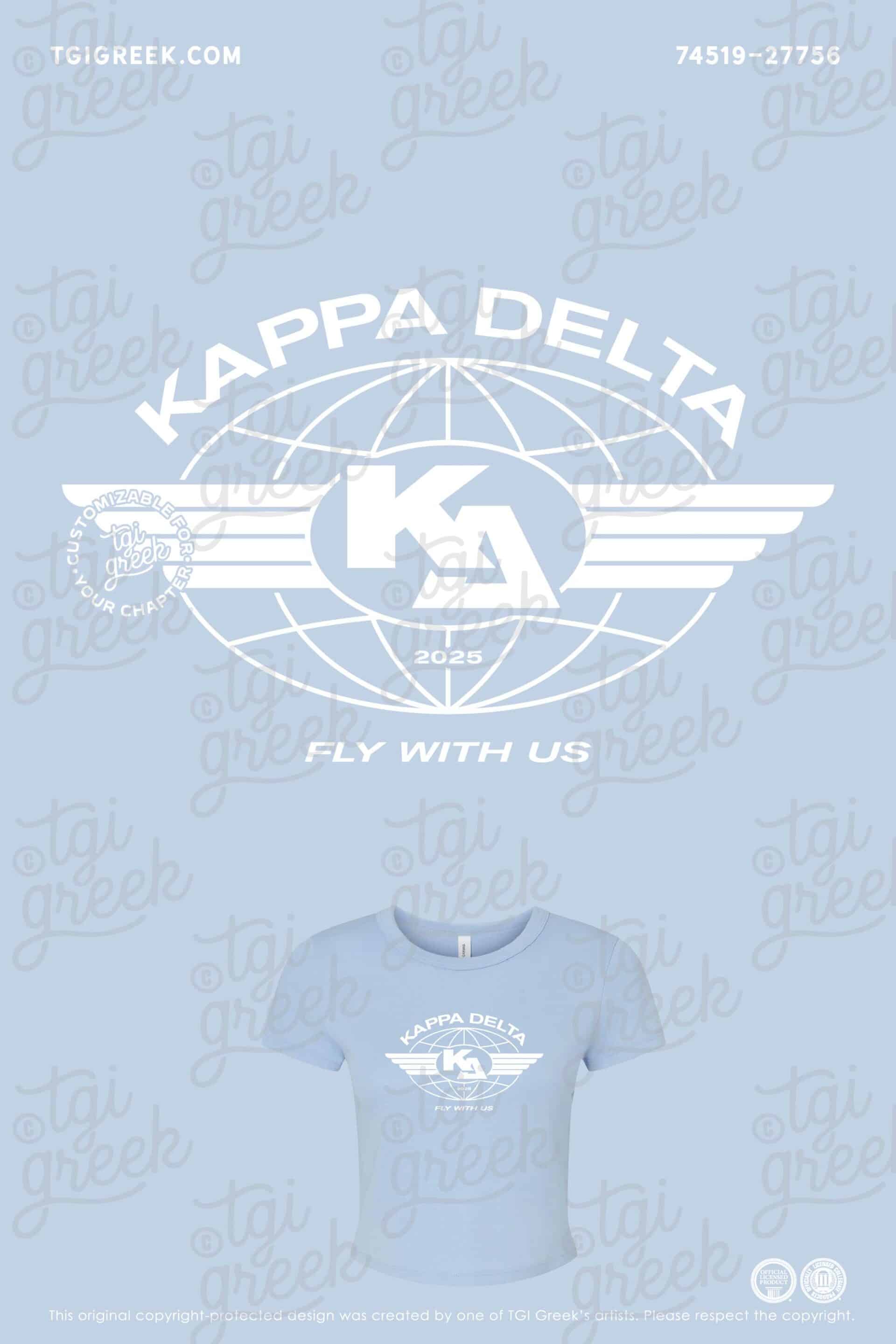 TGI – Kappa Delta Fly With Us Bid Day Tee