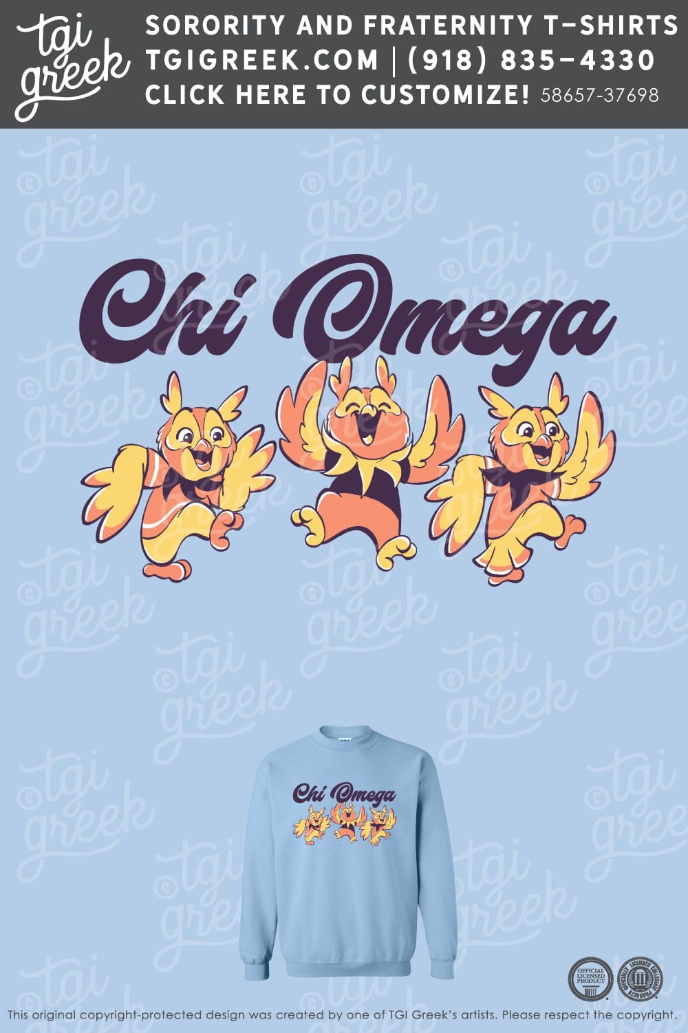 Chi Omega – MTSU Sweatshirt
