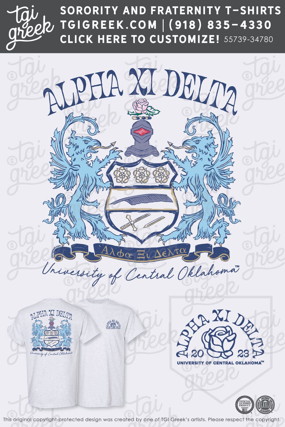 Alpha Xi Delta – UCO PR Crest
