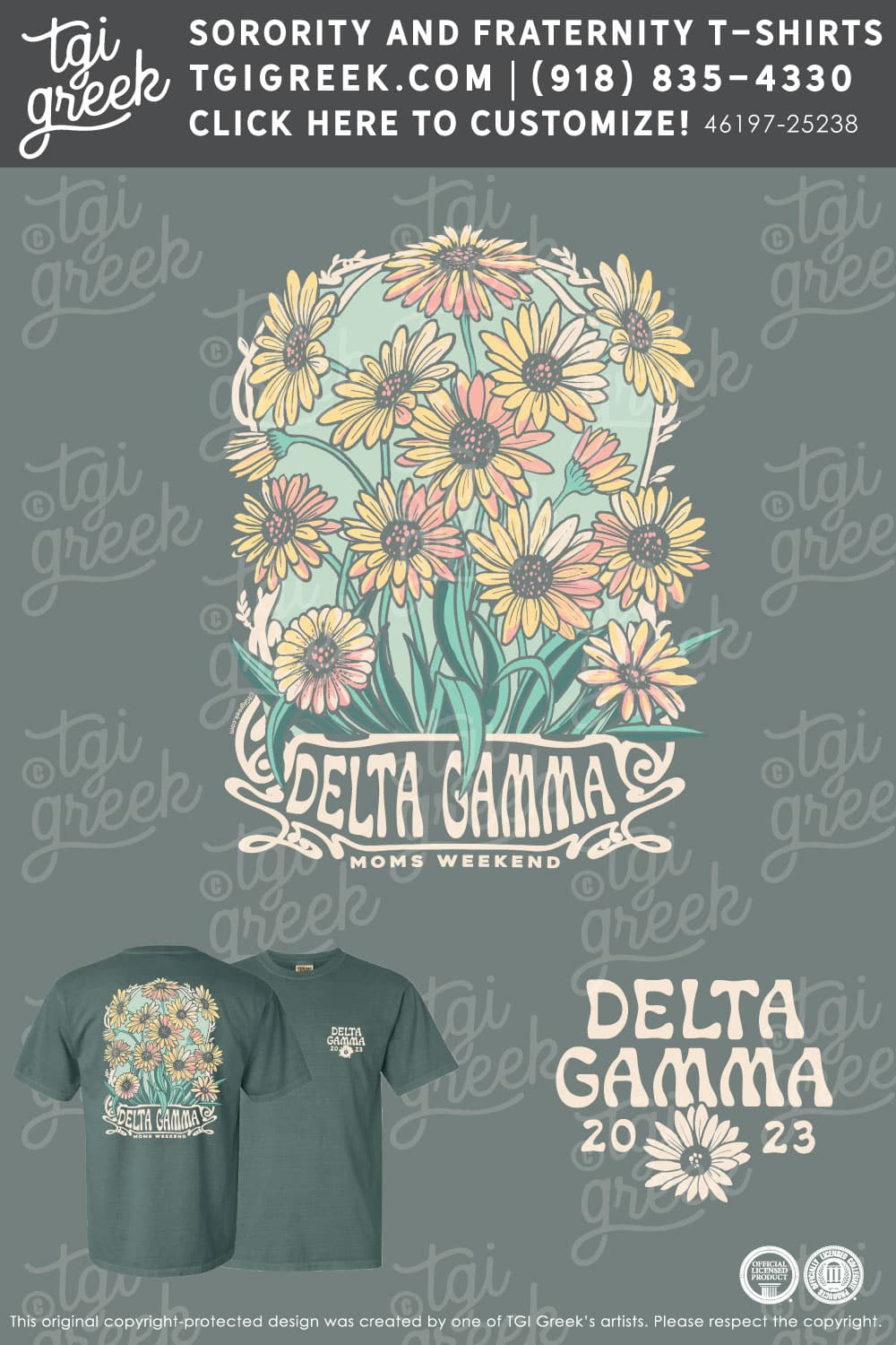 TGI – Delta Gamma Psychadelic Floral Moms Day