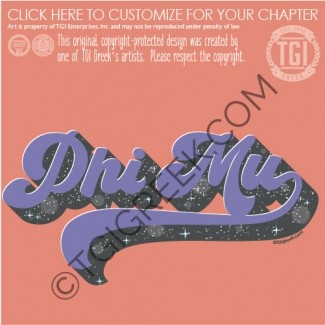 TGI-Phi Mu groovy word space