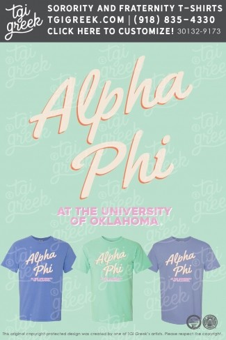 Alpha Phi – OU branding Script