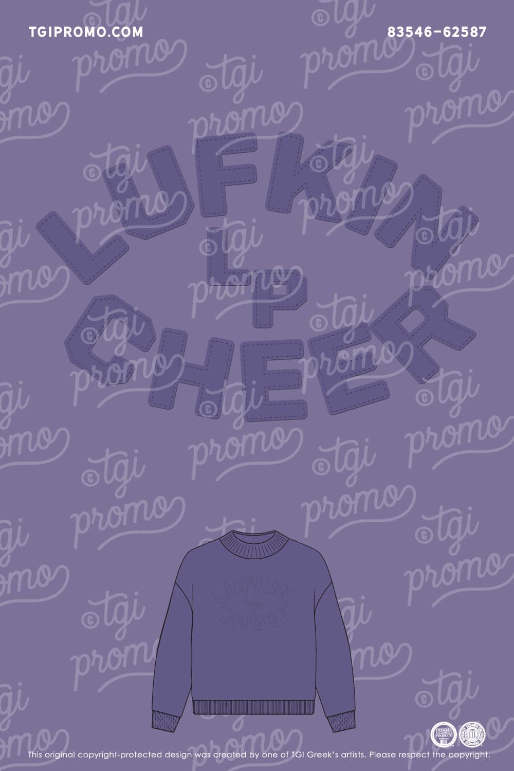 Lufkin HS – TLC Fleece Applique
