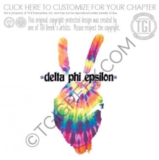 Delta Phi Epsilon – PENNST Tie Dye PR
