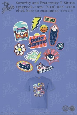 TGI – Delta Gamma Work Week Patches