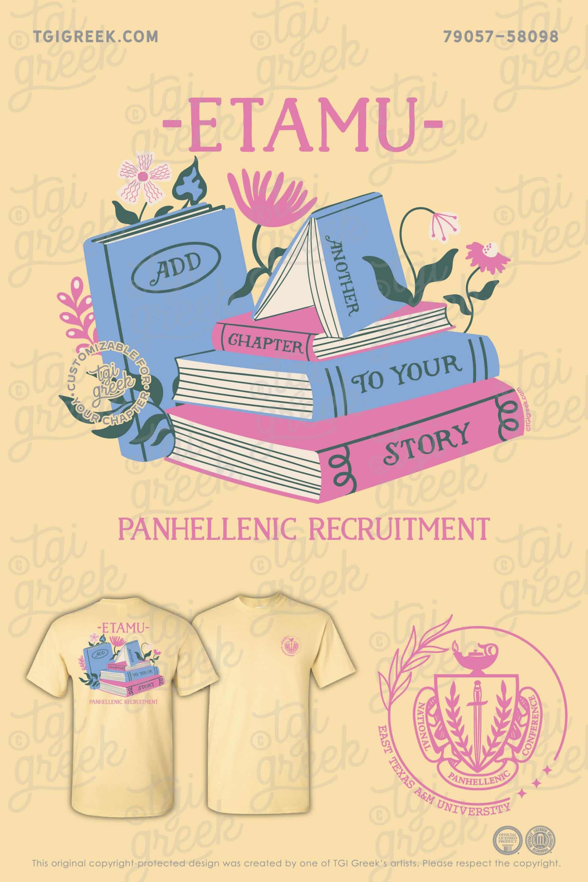 Panhellenic – ETAM Recruitment Shirts