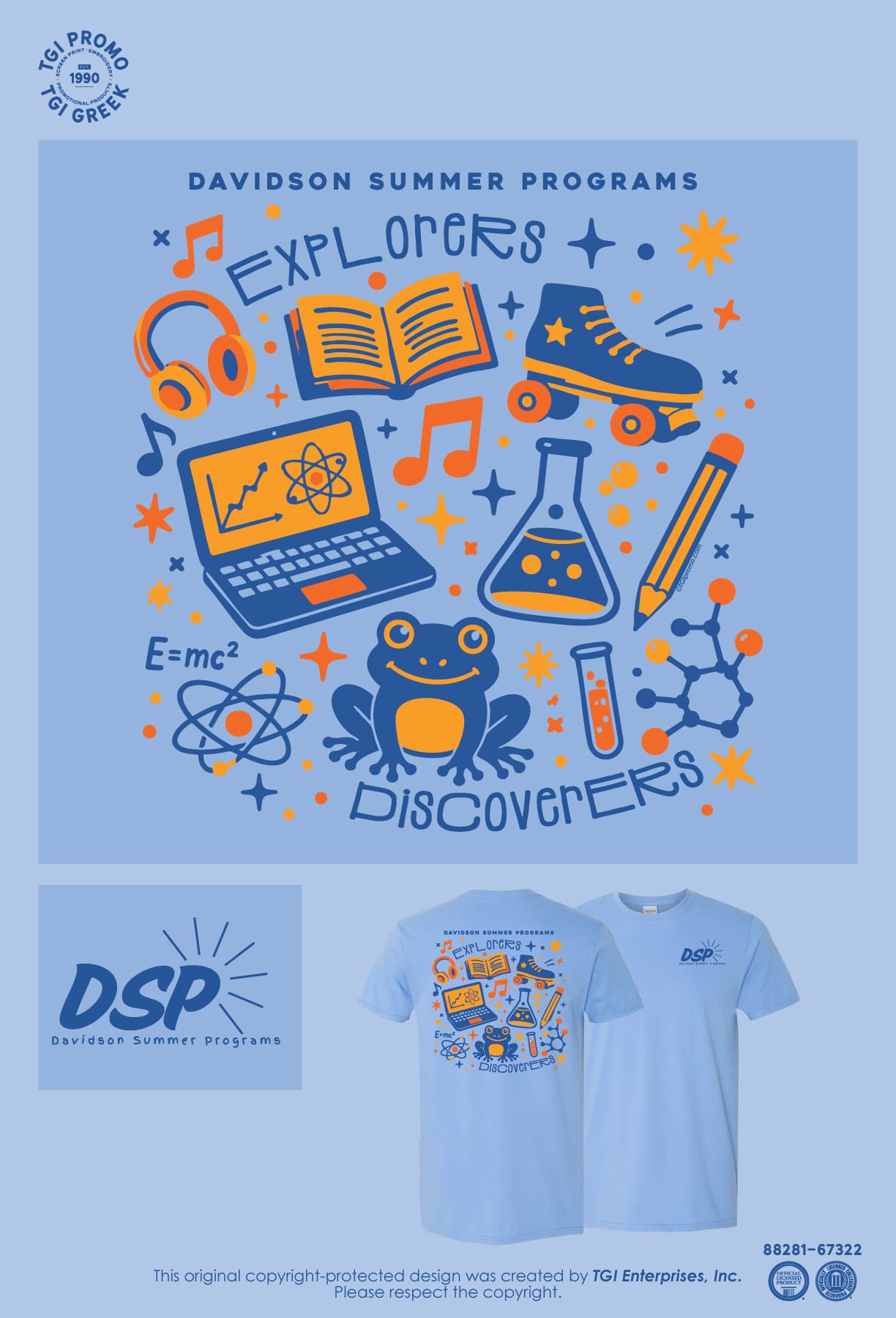 Davidson Summer Programs – Camper Shirts
