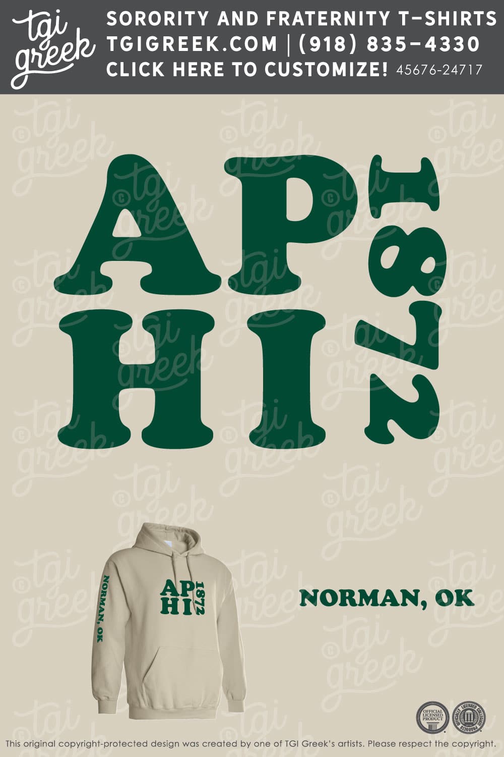 Alpha Phi – OU Winter PR Hoodie