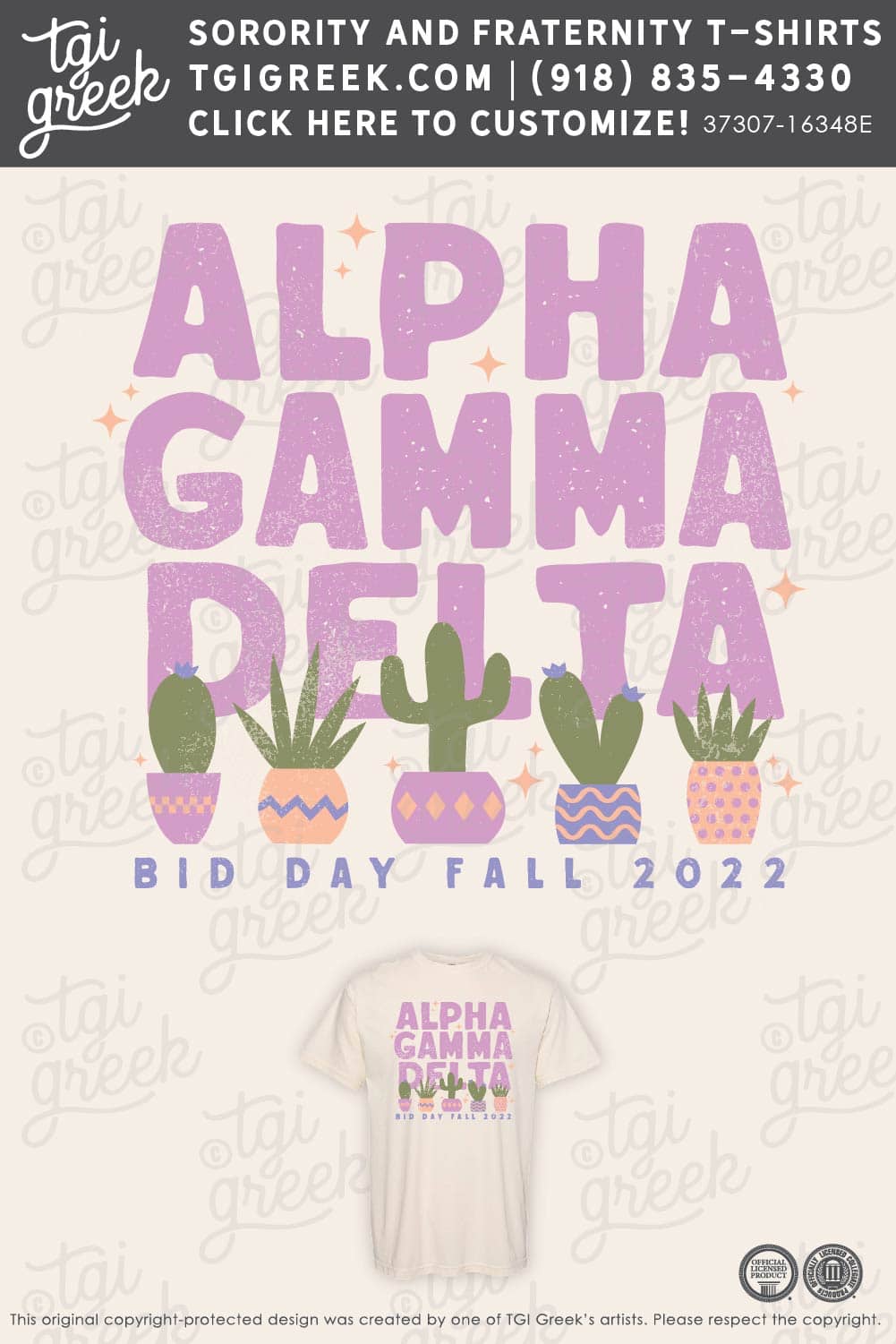 TGI – Alpha Gamma Delta Cacti Plant