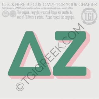 Delta Zeta – TSU athletic Shirt