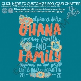 Alpha Xi Delta – UCF Ohana Shirt