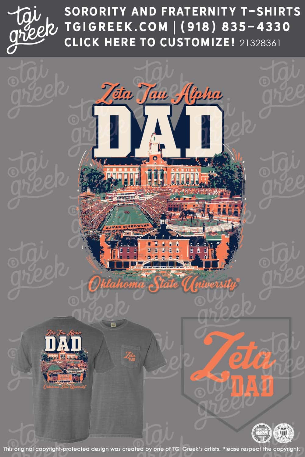 Zeta Tau Alpha – Dad Shirt