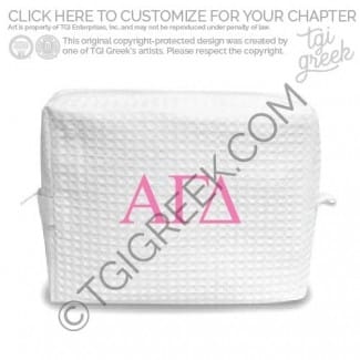 Alpha Gamma Delta – OU makeup Bag