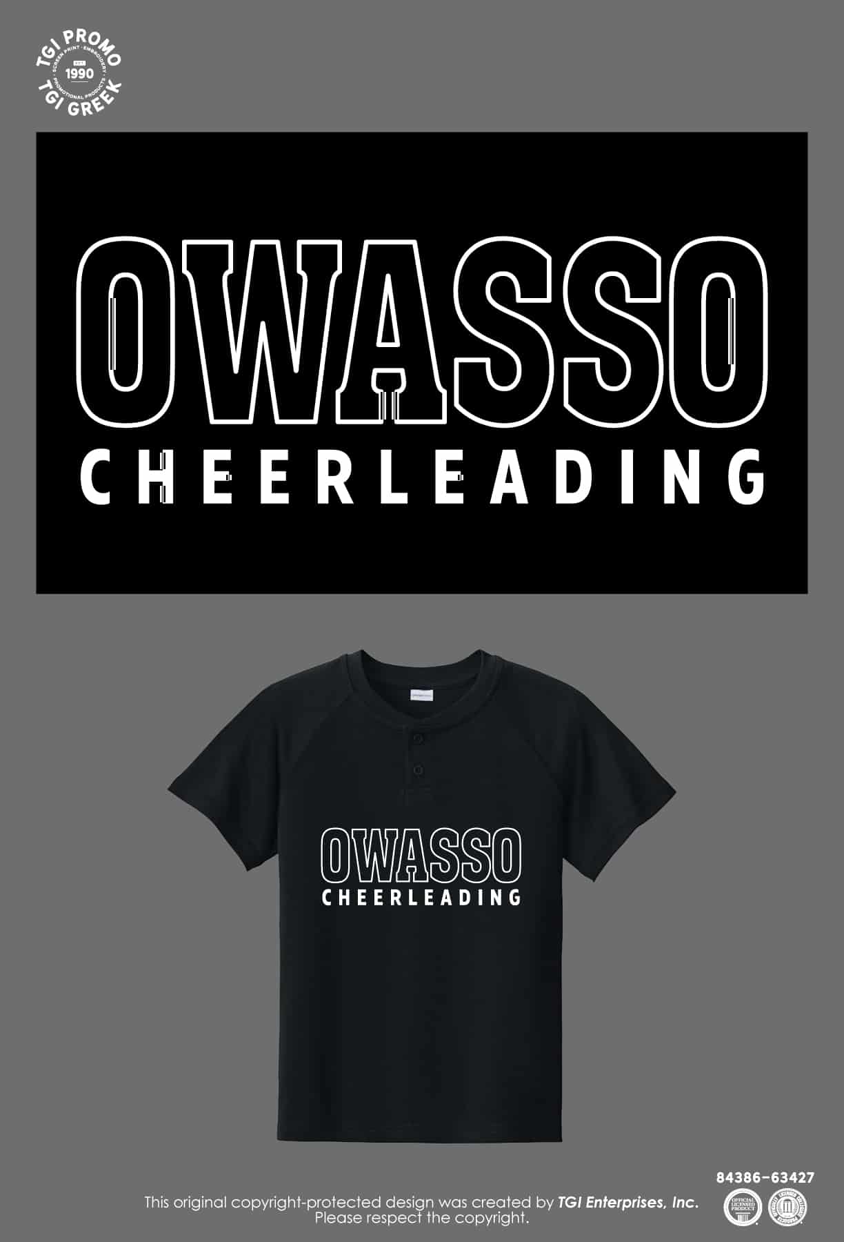 Owasso Public Schools – All Athletes Henley