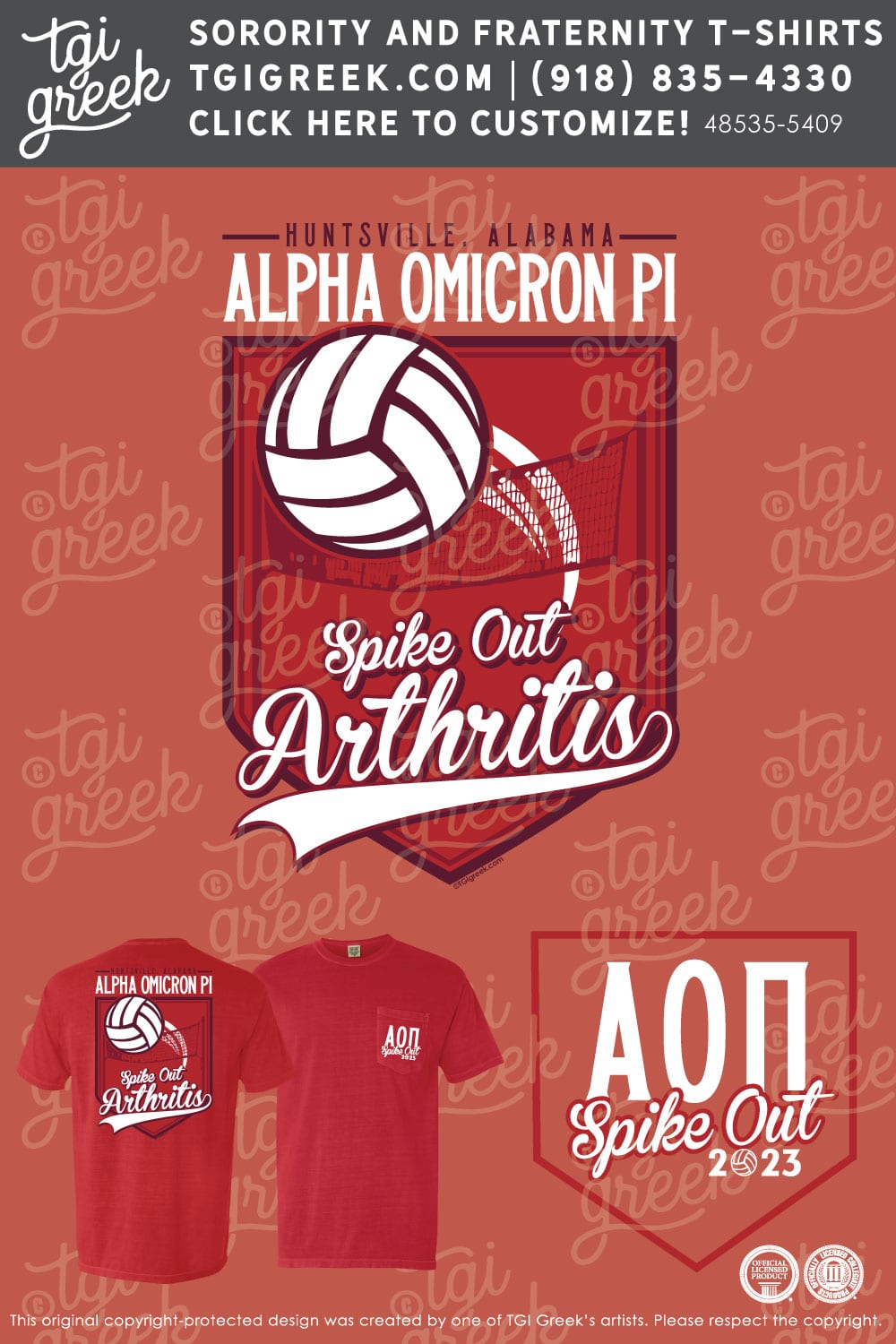 Alpha Omicron Pi – UAH Spike Out Arthritis