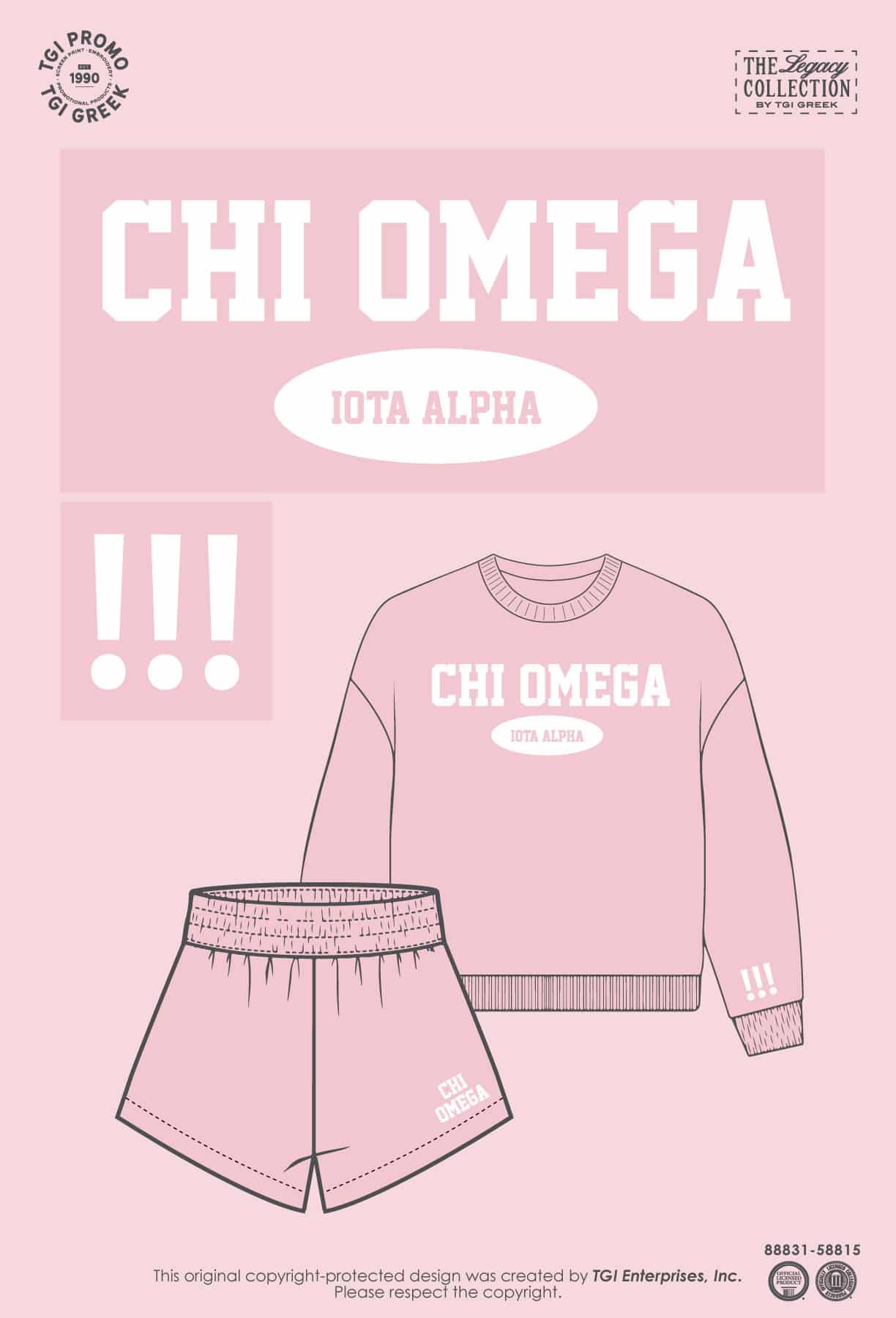 Chi Omega – SMU Pink Set