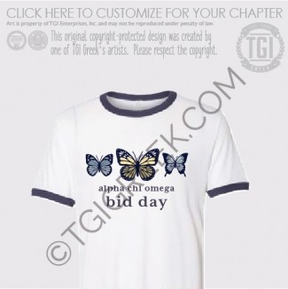 TGI-Alpha Chi Omega Bid Day Butterfly