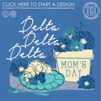 TGI-DDD Moms Day Flower Pot