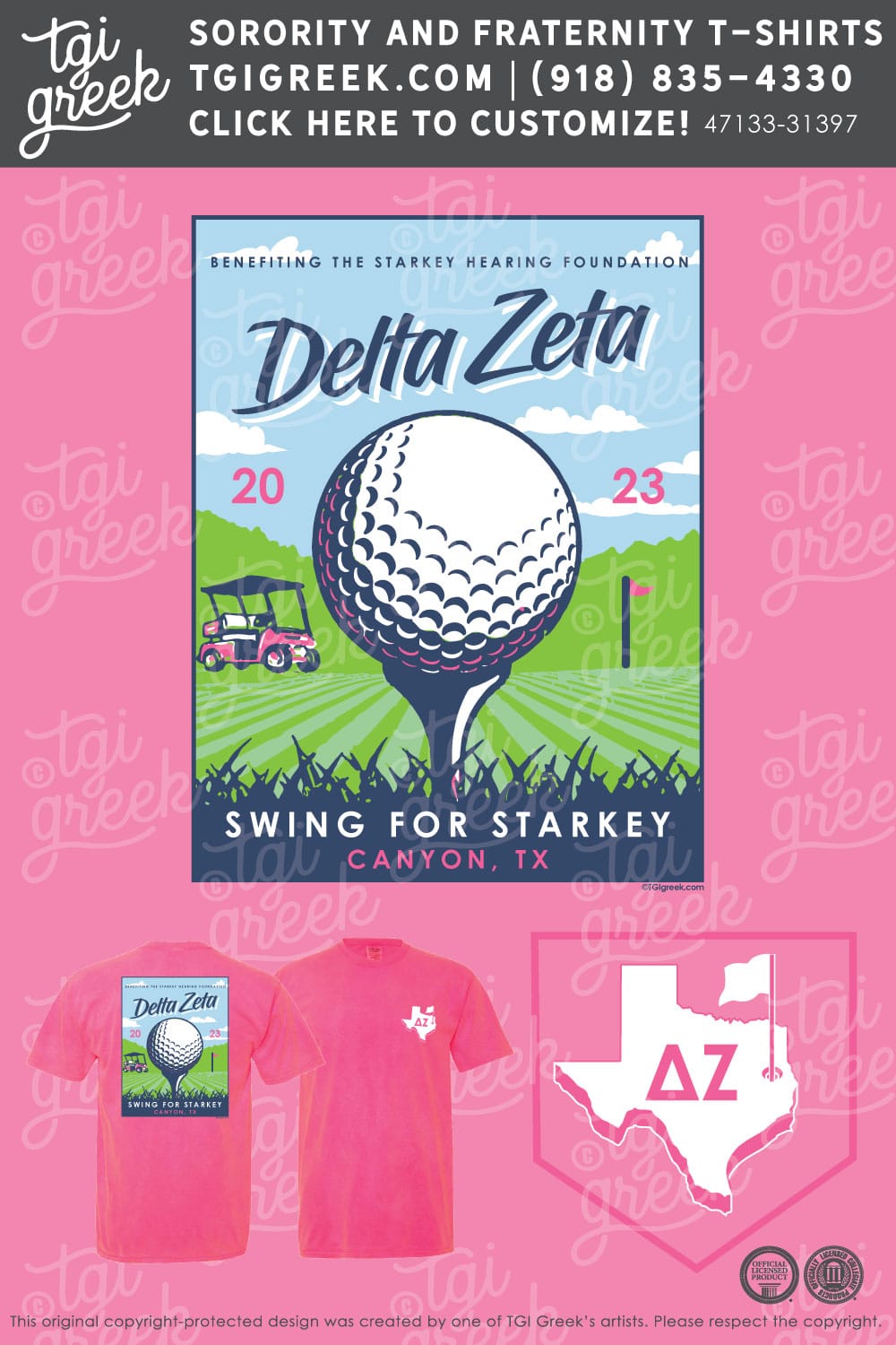 Delta Zeta – TAMU Swing For Starkey