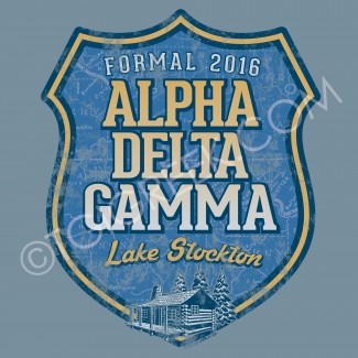 Alpha Delta Gamma-RU Formal – Badge