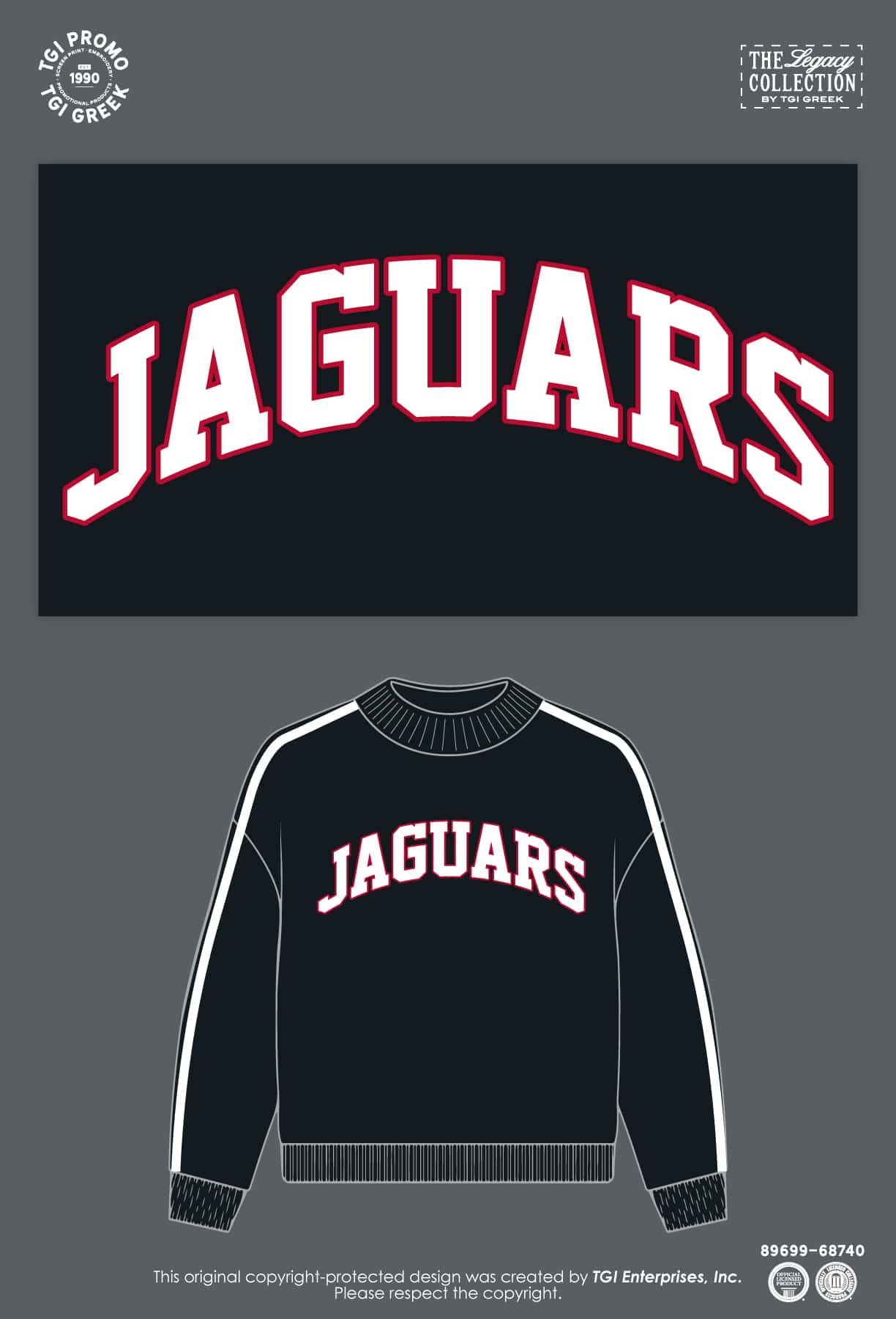 Blue Valley West High School – Jaguars Mockneck Black