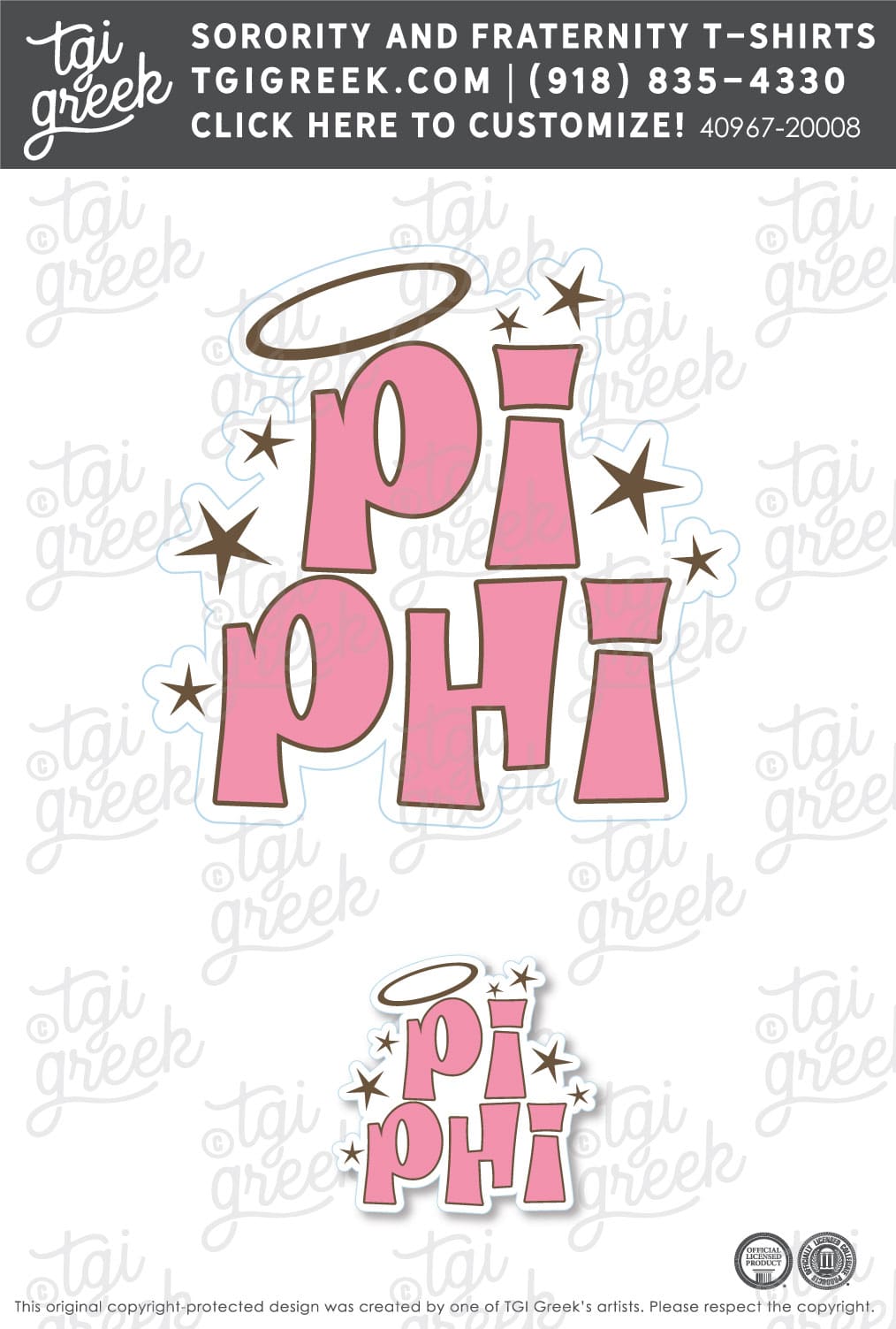 Pi Beta Phi – USCAR Stickers