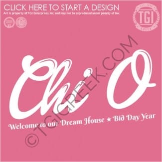 TGI-Chi Omega Barbie Bid Day