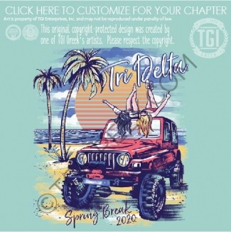 TGI – Delta Delta Delta Girls Jeep
