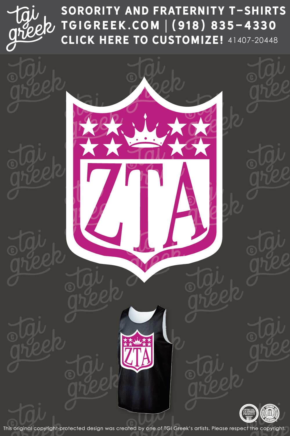 Zeta Tau Alpha – GSU Intramural Jerseys