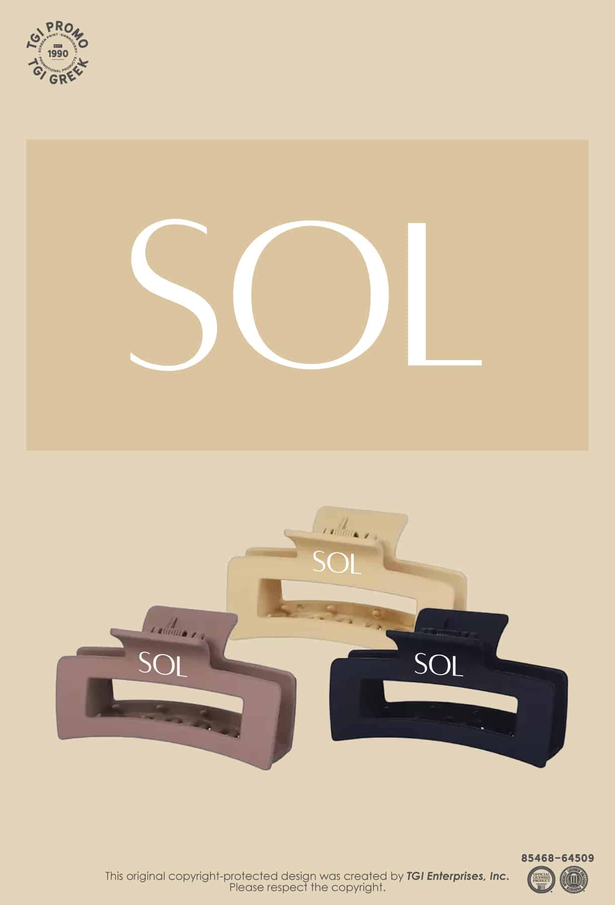 Cardinal Group Management – Sol Hair Clip