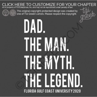 Delta Delta Delta – FGCU dad Tee