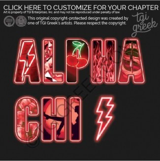 Alpha Chi Omega – boujee Collage