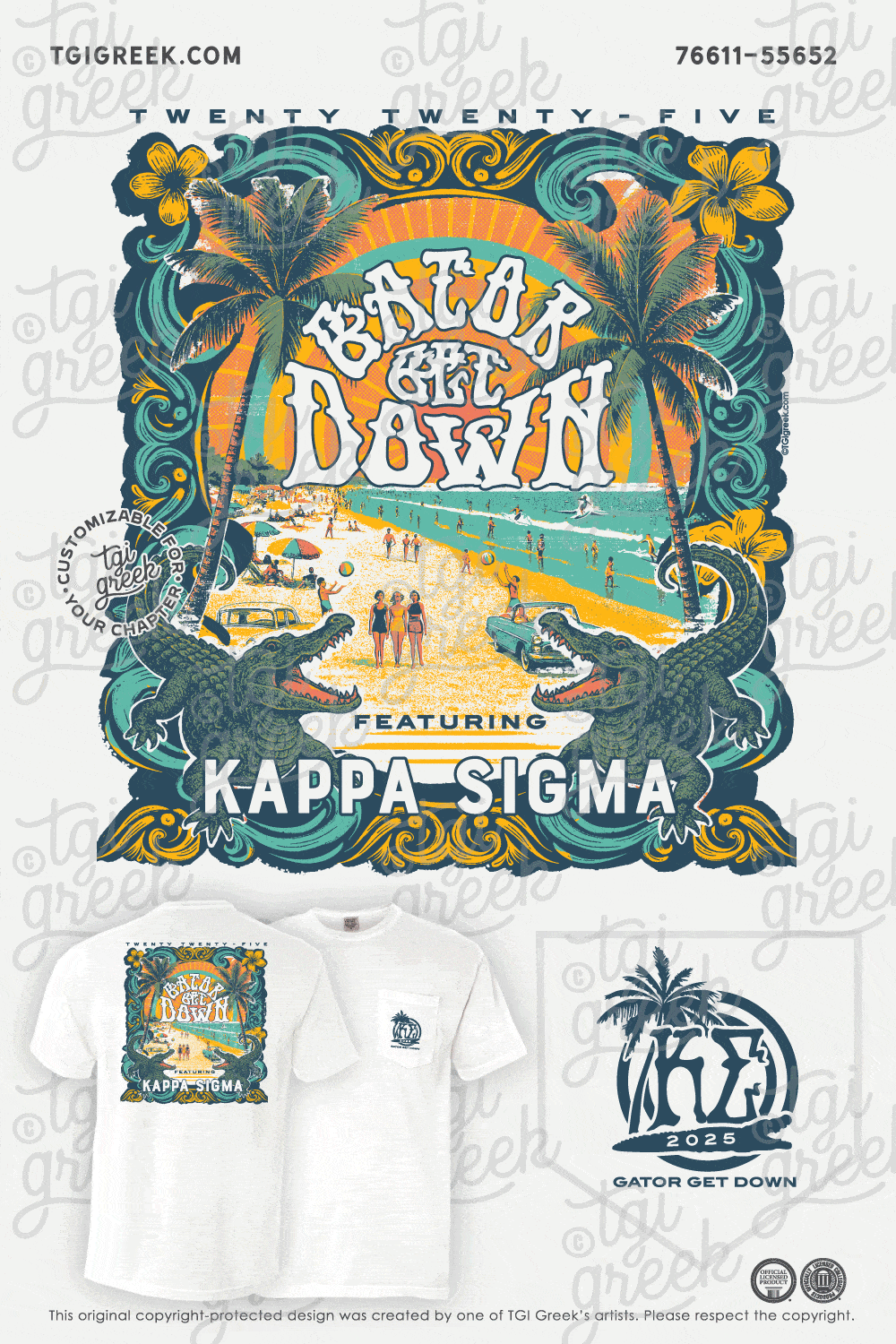 Kappa Sigma – GSU Gator Date Party Tee