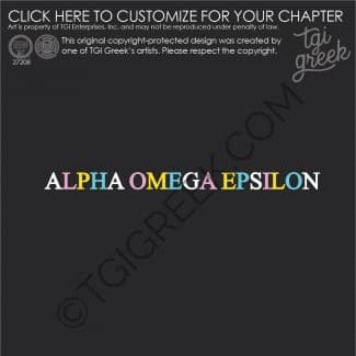Alpha omega Epsilon – UD Hoodie