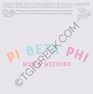 Pi Beta Phi- KU Moms Weekend TShirt