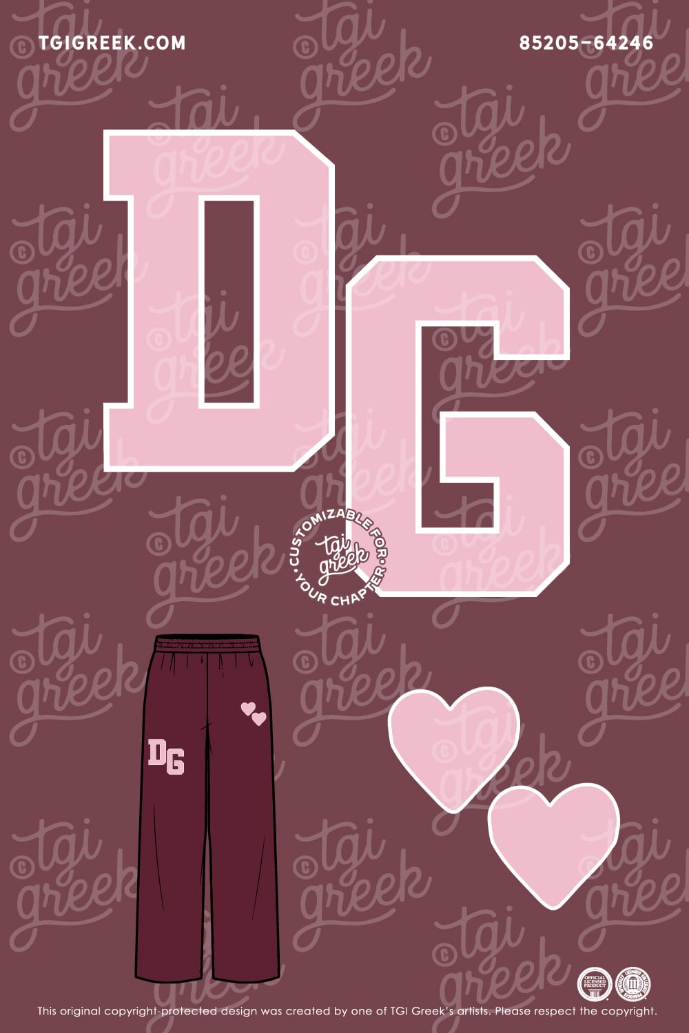 Delta Gamma – KU Valentine’s Sweatpants
