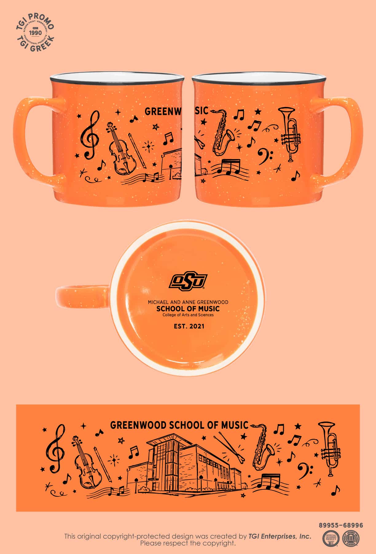 Oklahoma State University – Music Mug