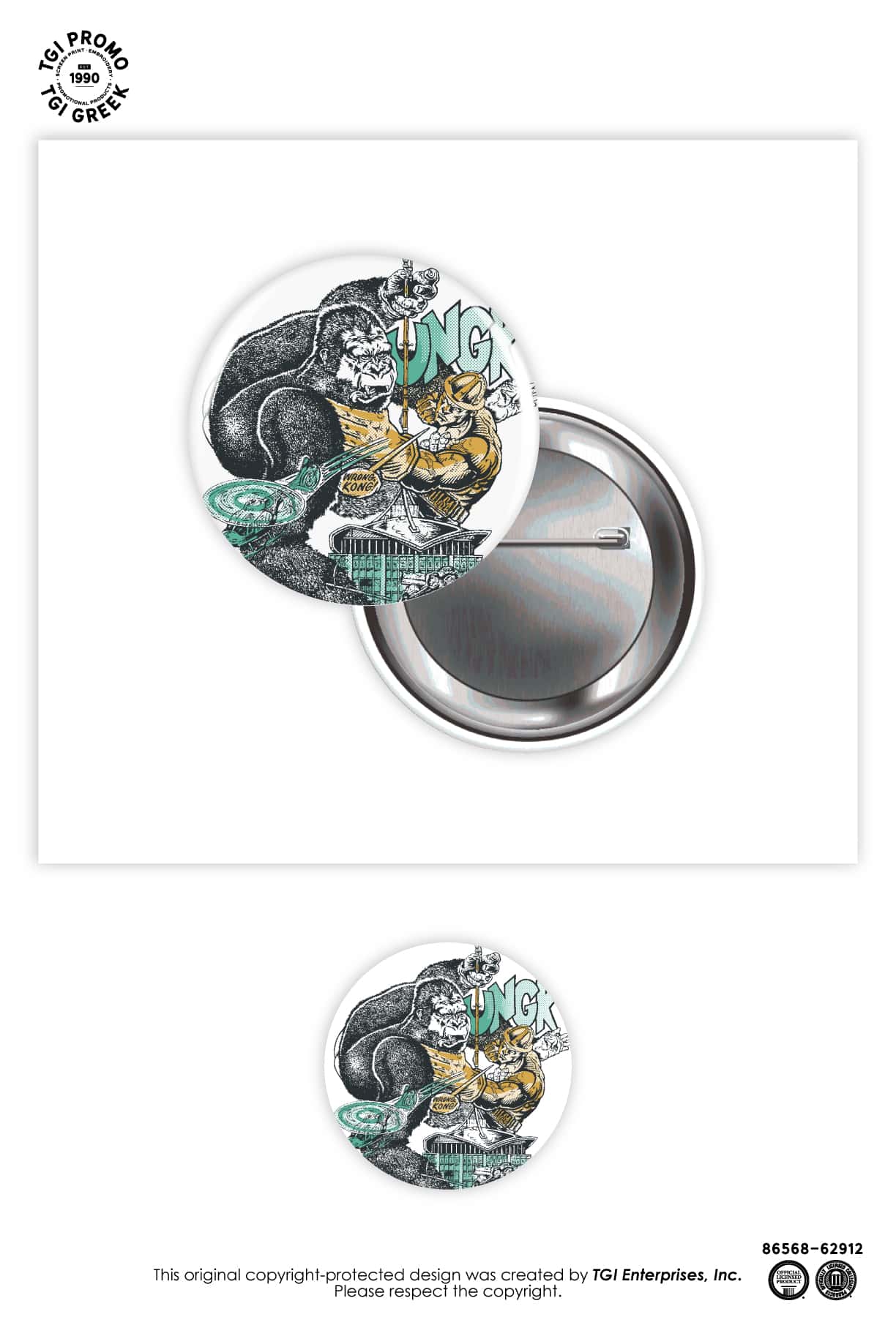 TGI Promo – Driller Vs Gorilla Riverside Button
