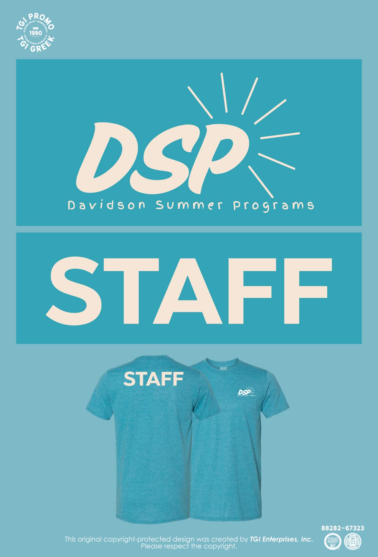 Davidson Summer Programs – Staff Shirts